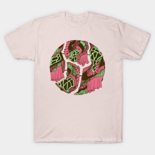 Pink Mint Circle of Connection T-Shirt